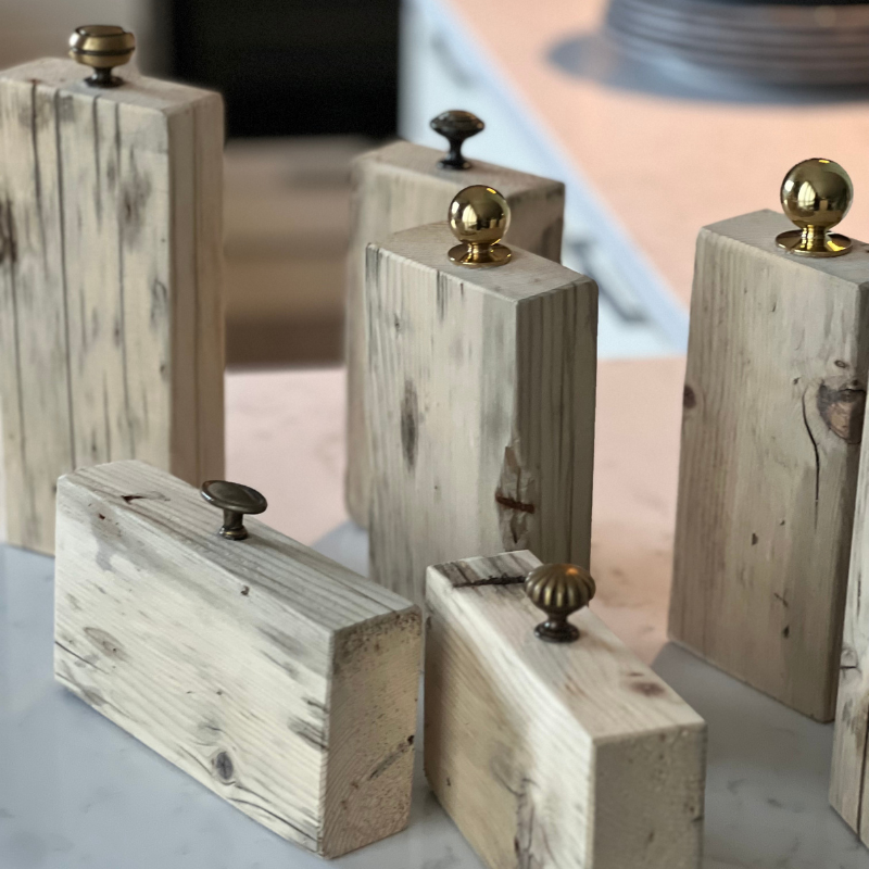 Tagliere artigianale in legno - Verde Salvia Home