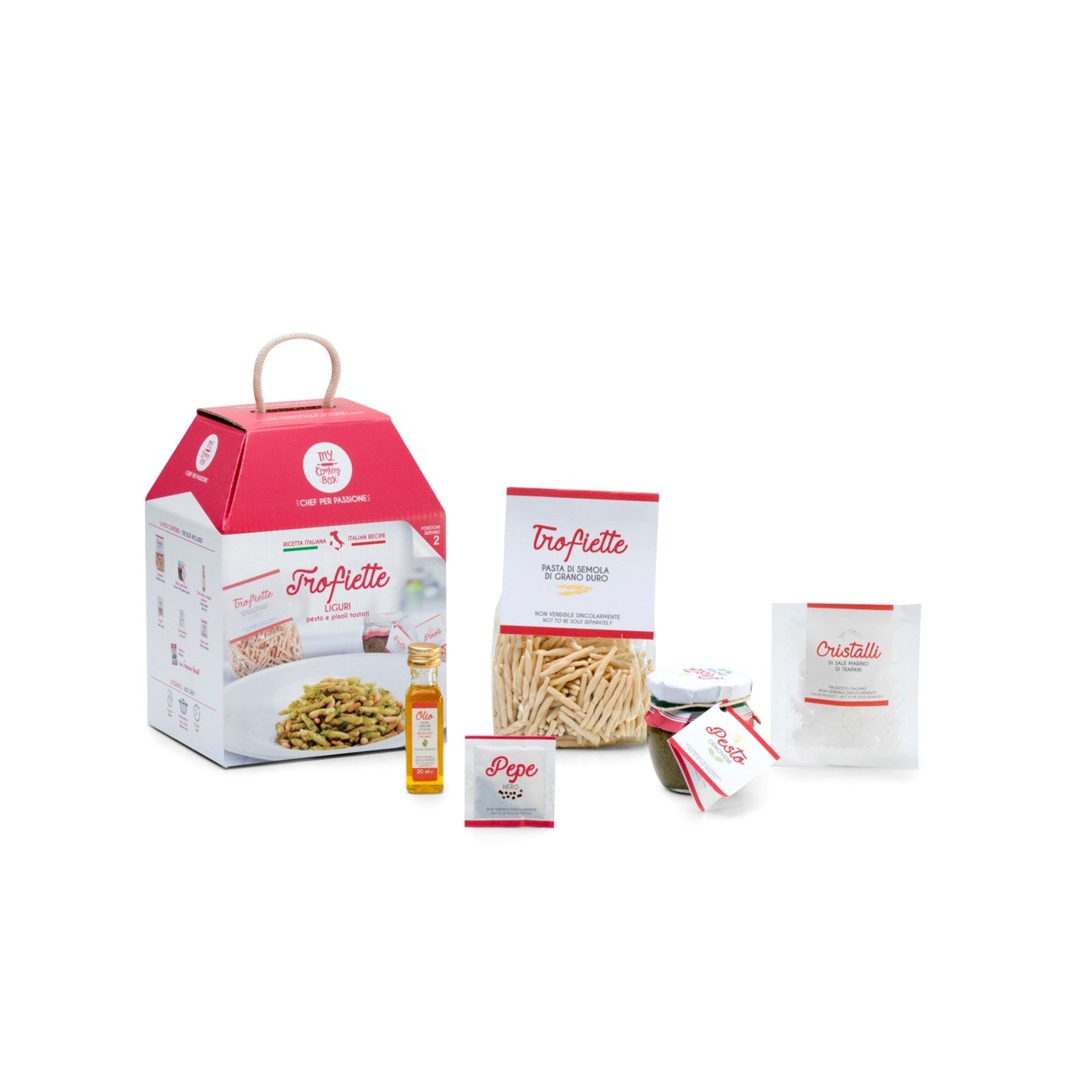 Trofiette liguri con pesto alla genovese e pinoli tostati - Outlet