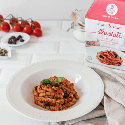 Busiate siciliane con salsa di pomodoro ciliegino - Outlet