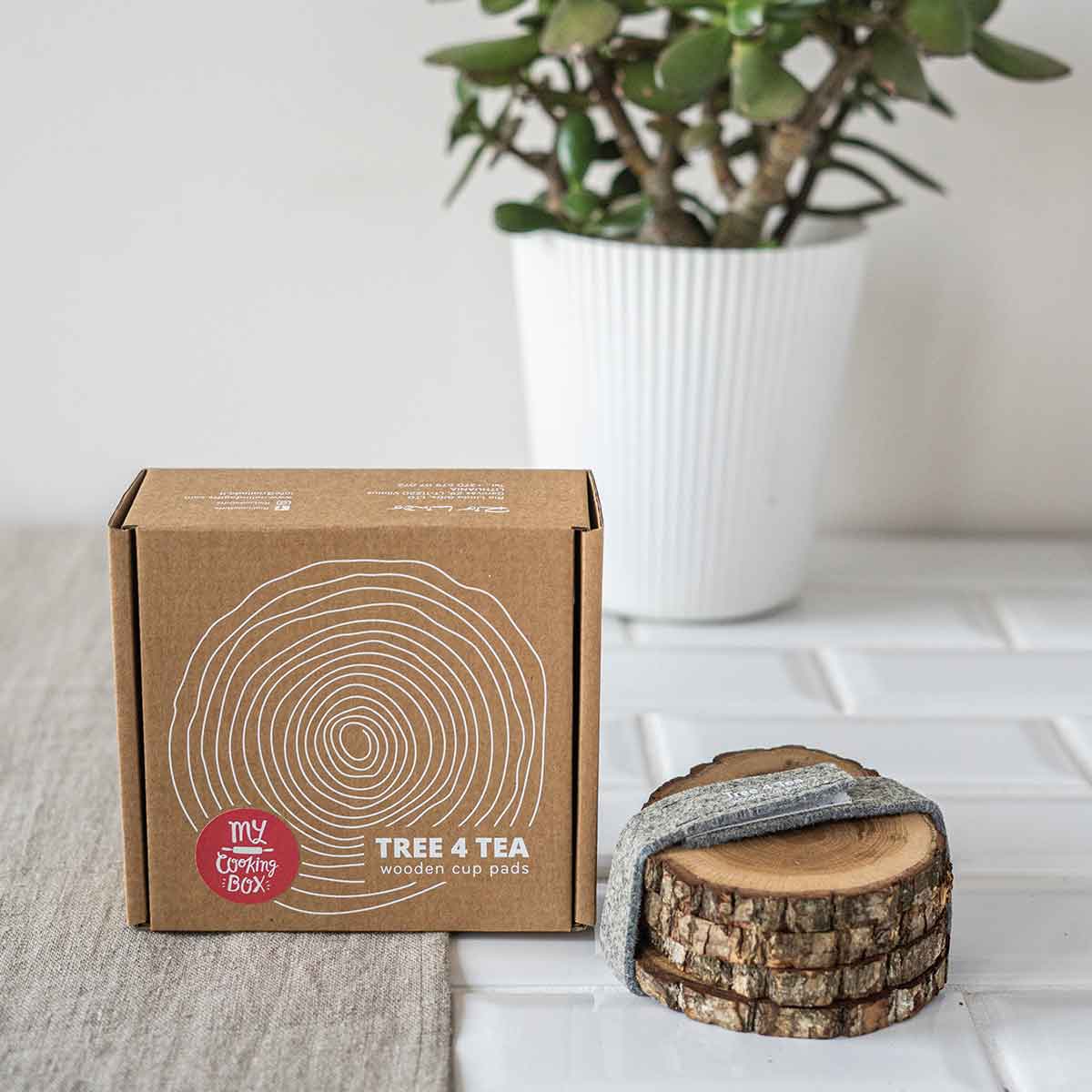 Sottobicchieri in rovere My Cooking Box